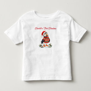 Personalisiertes Weihnachts-T-Shirt für Kleinkinde Kleinkind T-shirt