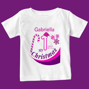 Personalisiertes Weihnachtsbaby "Mein 1. Weihnacht Baby T-shirt