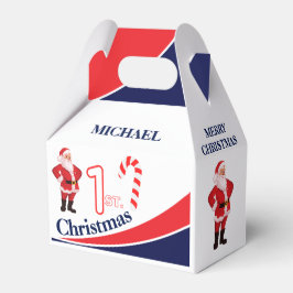 Personalisiertes Weihnachtsbaby "Mein 1. Weihnacht Geschenkschachtel