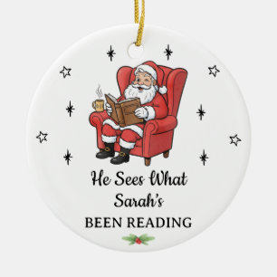 Personalisiertes Weihnachtsbuch Weihnachten Keramik Ornament