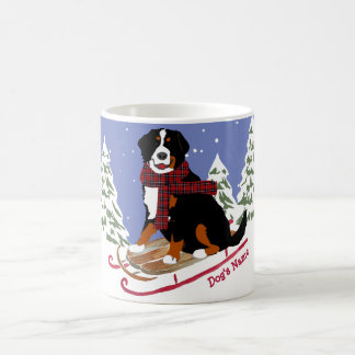 Personalisiertes Weihnachtsfest Bernese Mt Dog Rod Tasse
