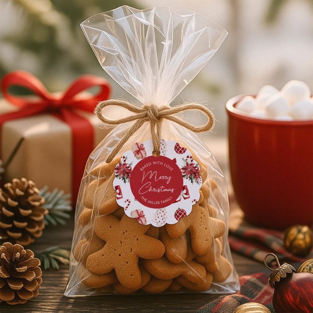 Personalisiertes Weihnachtsgebäck Backen Geschenkanhänger (Von Creator hochgeladen)