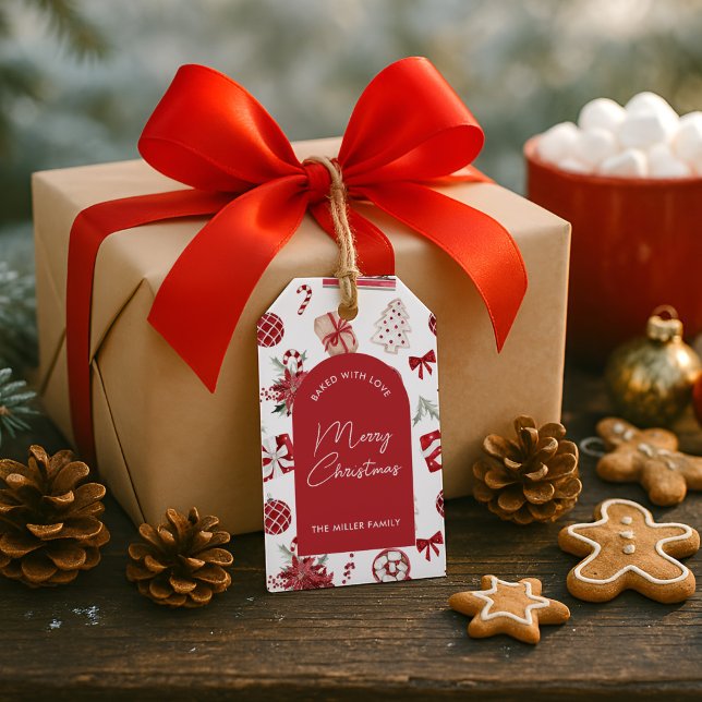 Personalisiertes Weihnachtsgebäck Backen Geschenkanhänger (Von Creator hochgeladen)