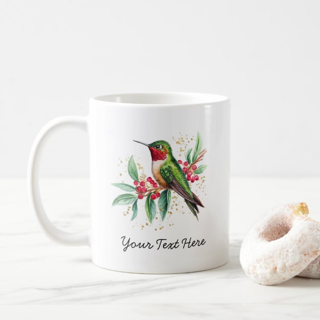 Personalisiertes Weihnachtsgebäck Kaffeetasse (Mit Donut)