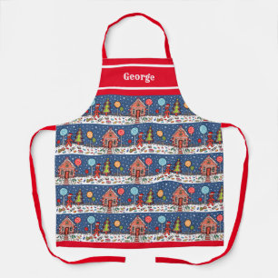 Personalisiertes Weihnachtsgebäck Schürze