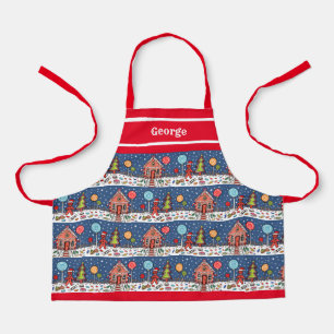 Personalisiertes Weihnachtsgebäck Schürze