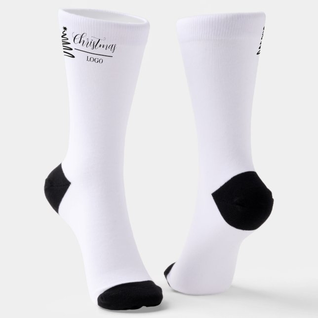 Personalisiertes Weihnachtsgeschenk - Benutzerdefi Socken (Gewinkelt)