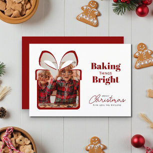 personalisiertes Weihnachtsgeschenk-Foto Urlaub Feiertagskarte