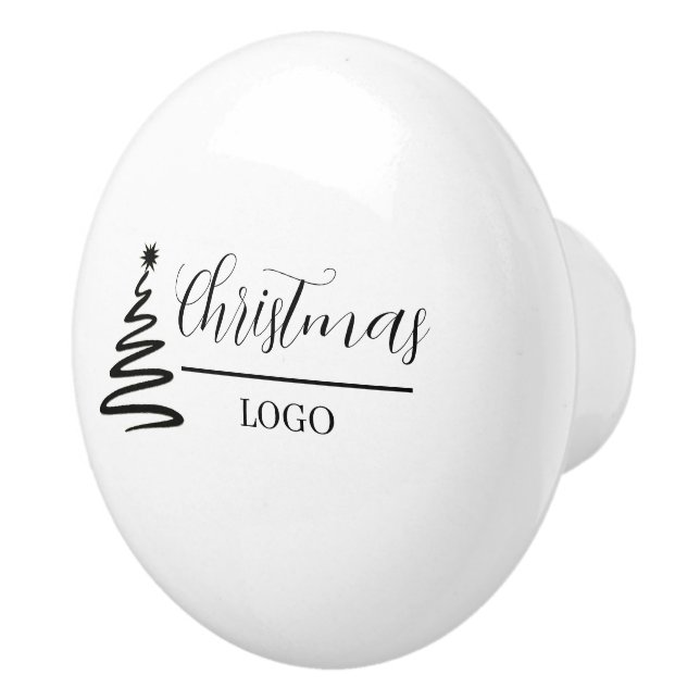 Personalisiertes Weihnachtsgeschenk, individuelles Keramikknauf (Rechts)