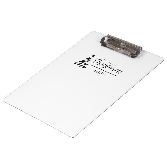 Personalisiertes Weihnachtsgeschenk, individuelles Klemmbrett (Schrägansicht)