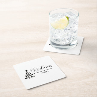 Personalisiertes Weihnachtsgeschenk, individuelles Rechteckiger Pappuntersetzer