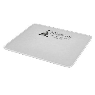 Personalisiertes Weihnachtsgeschenk, individuelles Schneidebrett