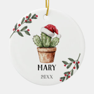 Personalisiertes Weihnachtsgeschenk Keramik Ornament