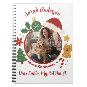 Personalisiertes Weihnachtsgeschenk mit Foto und N Notizblock