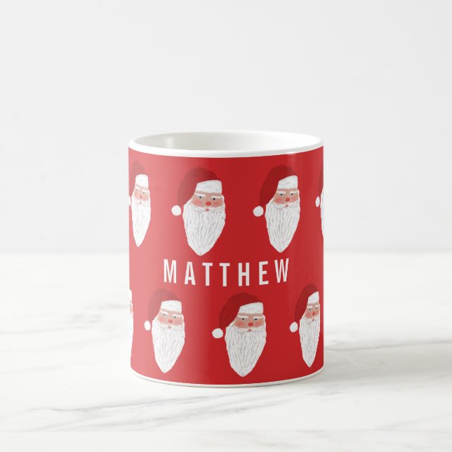 Personalisiertes Weihnachtsgeschenk - Rot - Tasse (Mittel)
