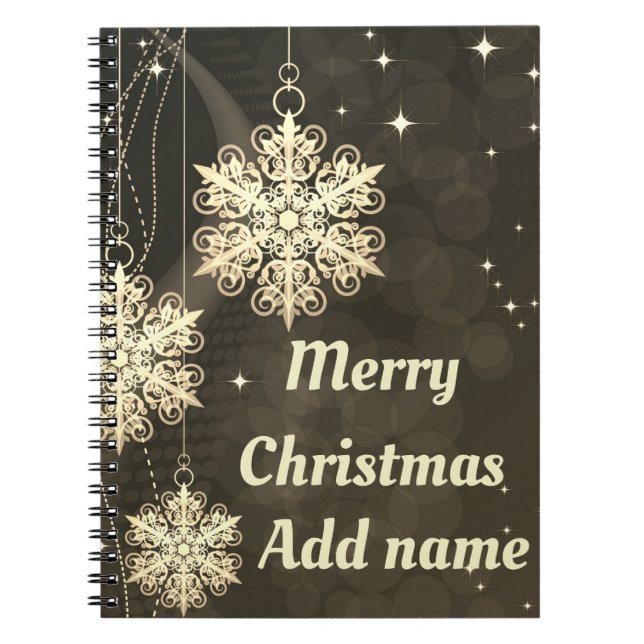 Personalisiertes Weihnachtsheft Notizblock (Vorderseite)