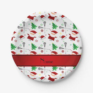 Personalisiertes Weihnachtsmuster Pappteller