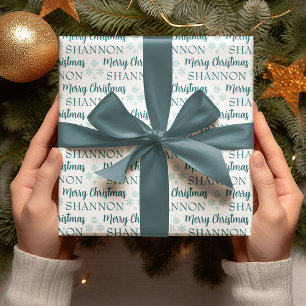 Personalisiertes Weihnachtspapier Geschenkpapier