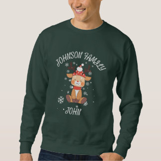 Personalisiertes Weihnachtspullover für die Famili Sweatshirt