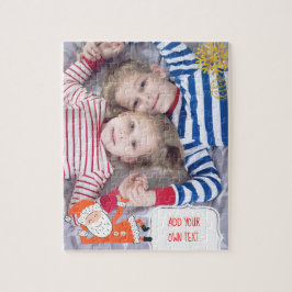 Personalisiertes Weihnachtspuzzlespiel mit Ihrem Puzzle