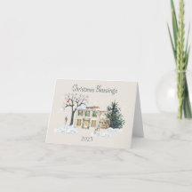 Personalisiertes Weihnachtssegeln Wasserfarbe