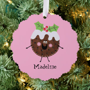 Personalisiertes Weihnachtsspiel Ornament Karte