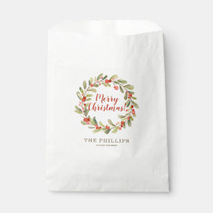 Personalisiertes Weihnachtswasser Geschenktütchen