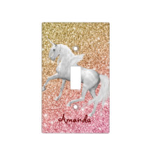 Personalisiertes, weißes, einfarbiges Rosa und Gol