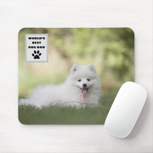 Personalisiertes, weltweit bester Hund-Vater-Custo Mousepad (Mit Mouse)