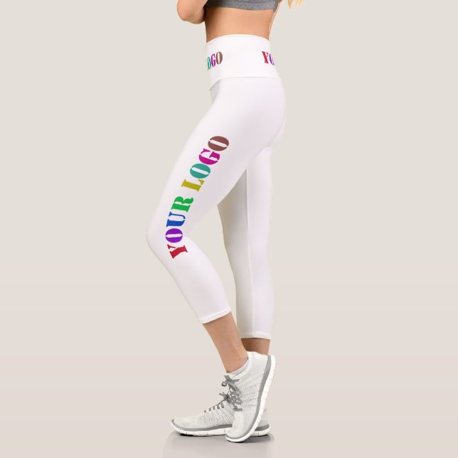 Personalisiertes Werbegeschäft für kundenspezifisc Capri Leggings (Links)