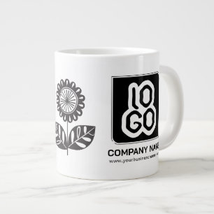 Personalisiertes Werbelogo für Unternehmen Jumbo-Tasse