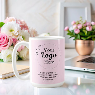Personalisiertes Werbelogo für Unternehmen Kaffeetasse