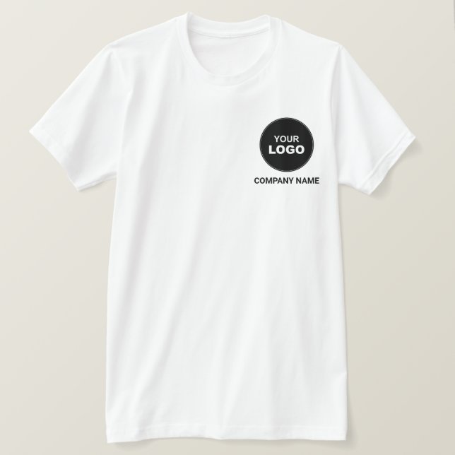 Personalisiertes Werbelogo für Unternehmen T-Shirt (Design vorne)
