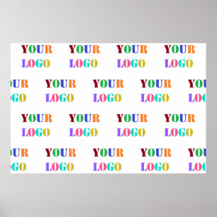 Personalisiertes Werbeplakat für Ihr Logo Poster