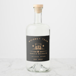 Personalisiertes Whiskey-Wochenende-Junggesellenab Alkoholflaschenetikett