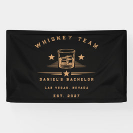 Personalisiertes Whisky-Themen-Wochenende-Junggese Banner