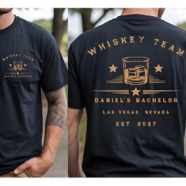 Personalisiertes Whisky-Themen-Wochenende-Junggese T-Shirt