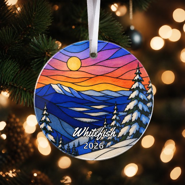 Personalisiertes Whitefish-Acrylabzeichen, Benutze Ornament (Von Creator hochgeladen)