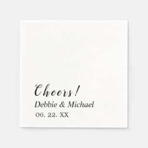 Personalisiertes Whitepaper Napkin Serviette