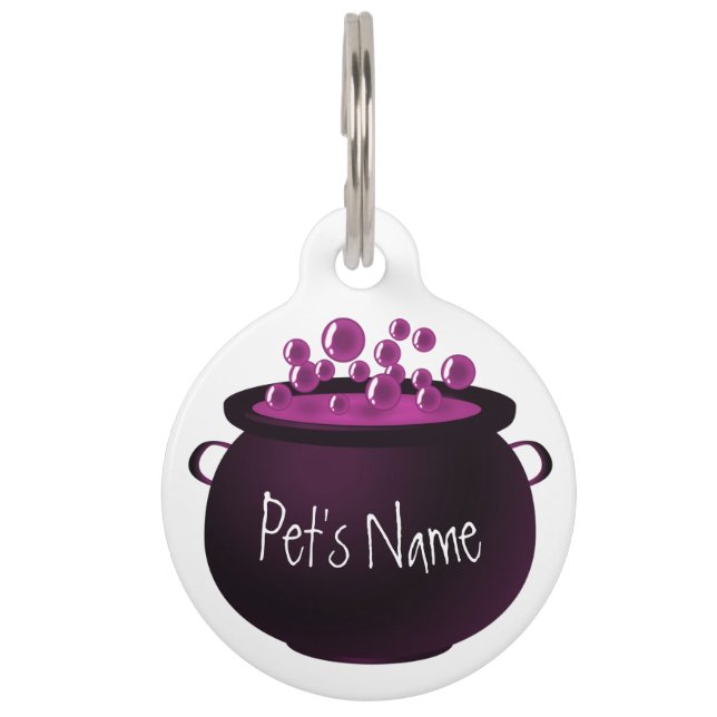 Personalisiertes Wiccan Dog Tag Custom Pet ID Tag Haustiermarke (Vorderseite)
