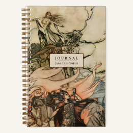 Personalisiertes Wikinger-Mythos-Wagner-Notizbuch Notizbuch