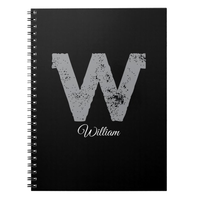 Personalisiertes William W Spiralblock Journal Notizblock (Vorderseite)