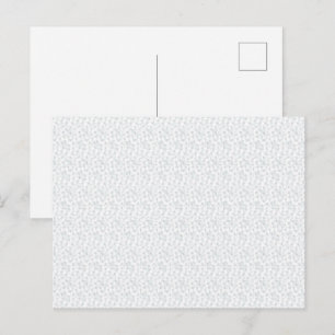 Personalisiertes Winter-Geometrie-Muster Feiertagspostkarte