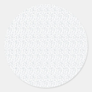 Personalisiertes Winter-Geometrie-Muster Runder Aufkleber