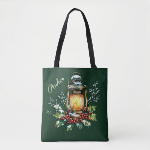 Personalisiertes Winter-Wasserfarben-Stechpalme &