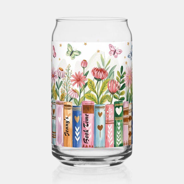 Personalisiertes Wrap buchen Dosenglas (Vorderseite)