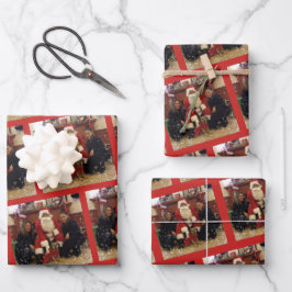 Personalisiertes Wrapping Paper Flat Sheet Set 3 Geschenkpapier Set