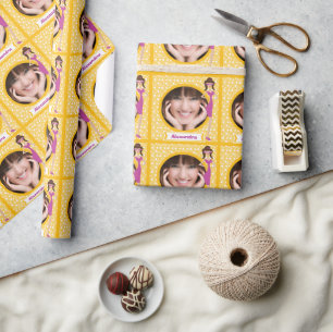 Personalisiertes Wrapping Paper von Funky Diva Gir Geschenkpapier