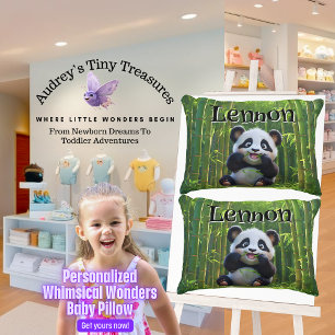 Personalisiertes Wunder Panda Baby Kissen