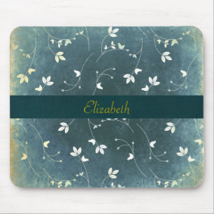 Personalisiertes wunderliches Vintage-Vogelmuster Mousepad